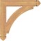 Ekena Millwork Thorton Arts & Crafts Smooth Bracket, Western Red Cedar, 3 1/2"W x 24"D x 24"H BKT04X24X24THR03SWR - alternate 2
